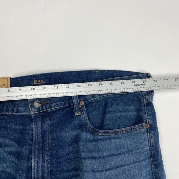 NEW Polo Ralph Lauren The Varick Slim Straight Jeans Mens 40 x 30 Stretch - Picture 11 of 15